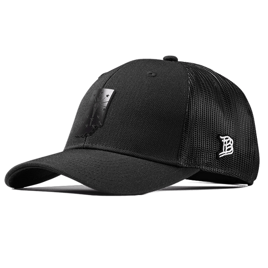 Indiana 19 Midnight Curved Trucker
