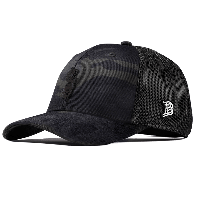 New Jersey 3 Midnight Curved Trucker