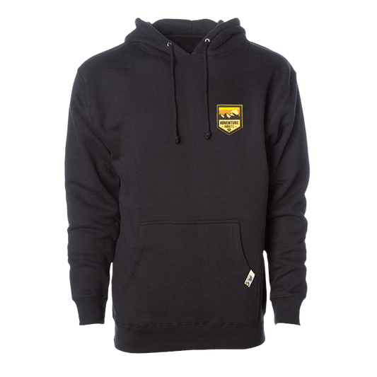 Adventure Awaits PVC Hoodie black