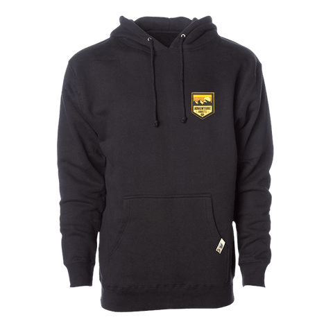 Adventure Awaits PVC Hoodie black