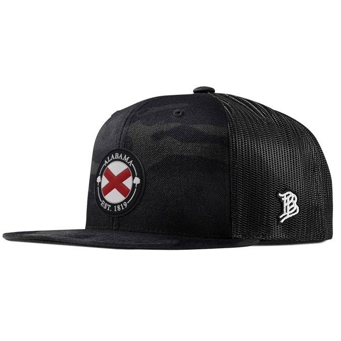 Alabama Compass Flat Trucker