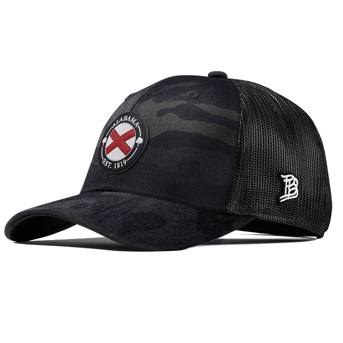 Alabama Compass Curved Trucker