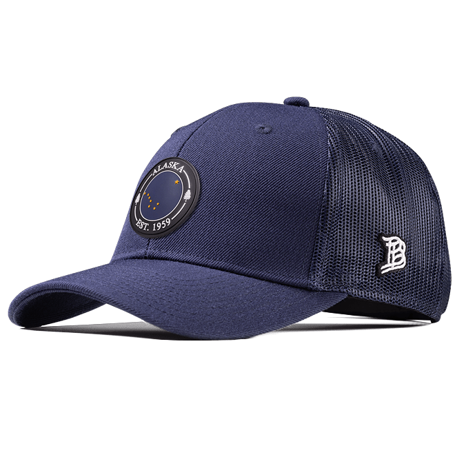 Alaska Compass Curved Trucker