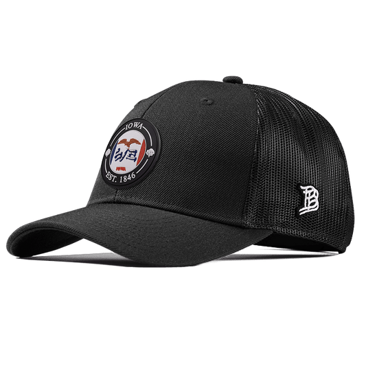 Iowa Compass Curved Trucker
