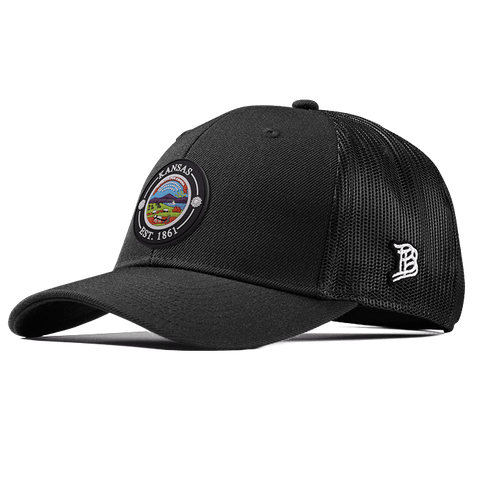 Kansas Compass Curved Trucker