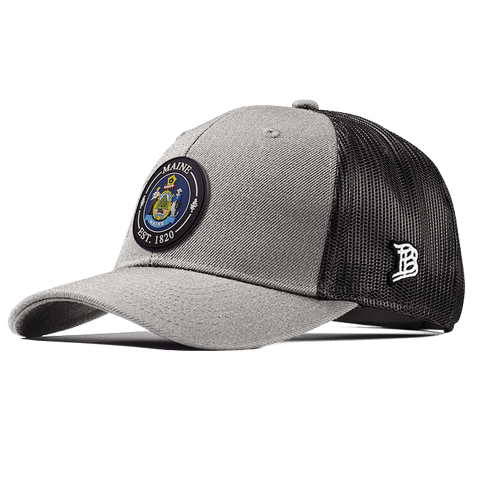 Maine Compass Curved Trucker