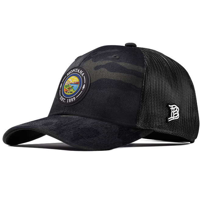 Montana Compass Curved Trucker