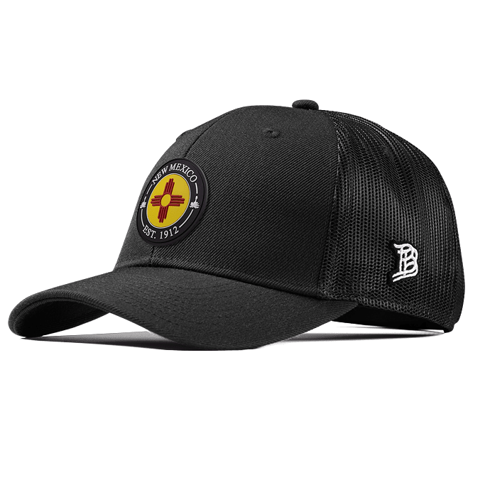 New Mexico Compass Curved Trucker