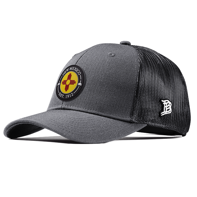 New Mexico Compass Curved Trucker