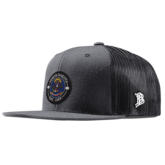 North Dakota Compass Flat Trucker