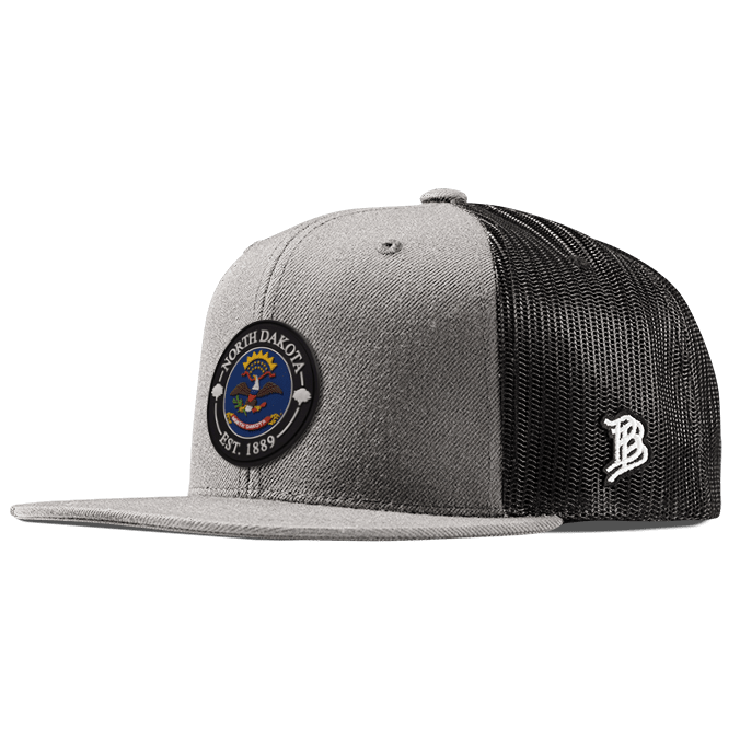 North Dakota Compass Flat Trucker