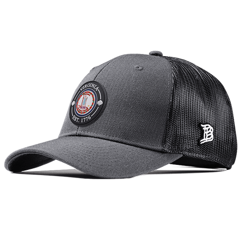 Virginia Compass Curved Trucker