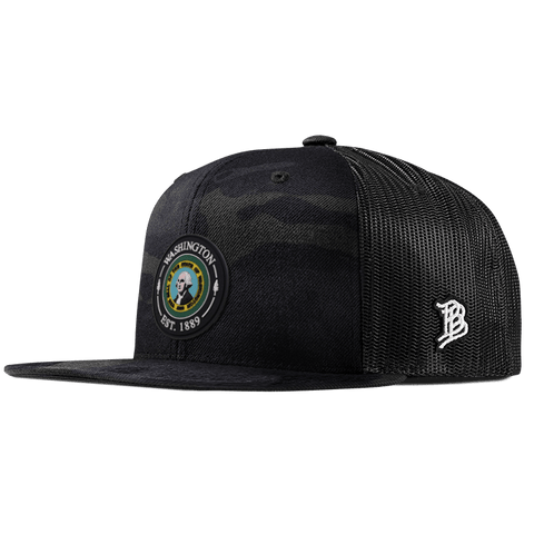 Washington Compass Flat Trucker