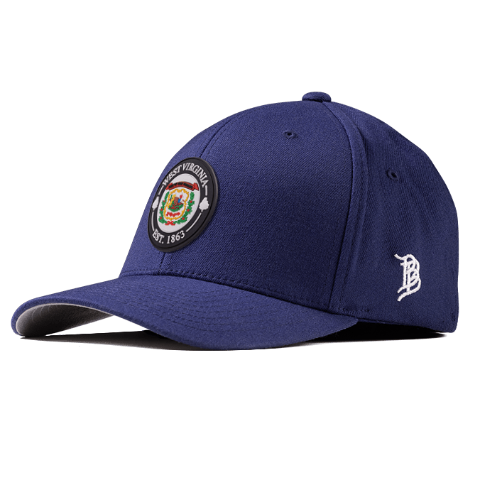 West Virginia Compass Fitted Navy