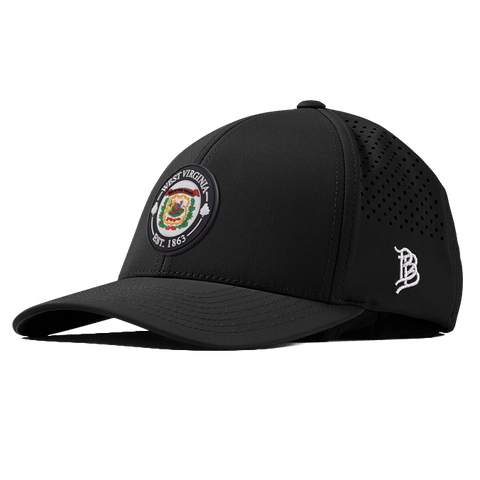 West Virginia Compass Curved Performance Black 