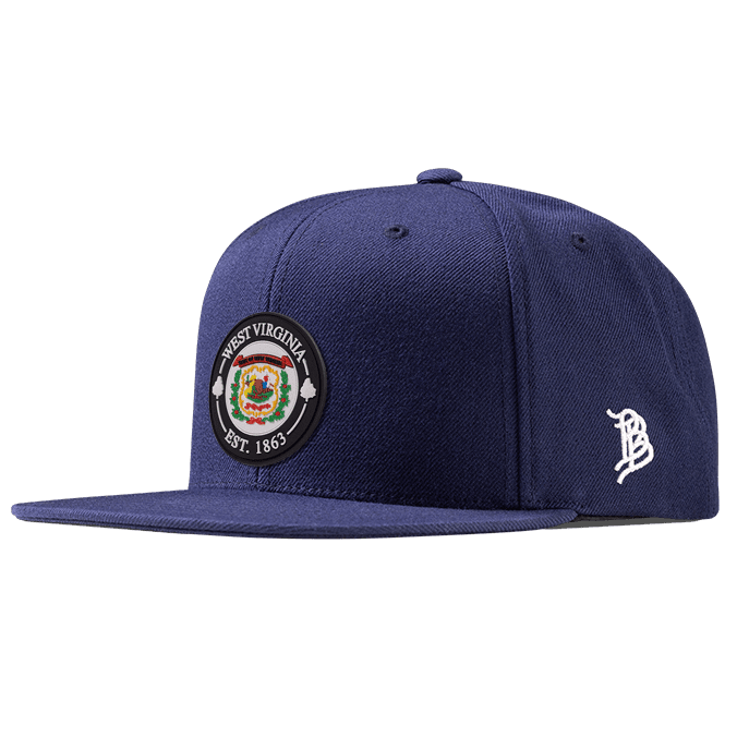 West Virginia Compass Classic Snapback Navy