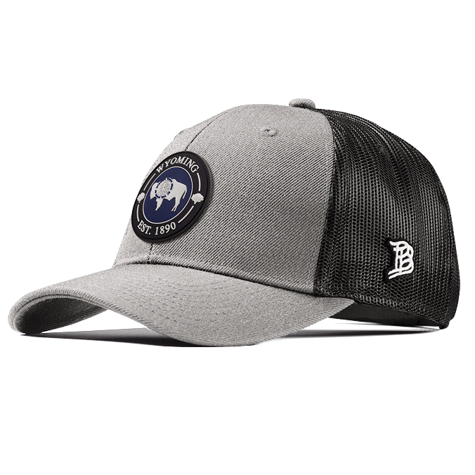 Wyoming Compass Curved Trucker