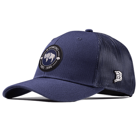 Wyoming Compass Curved Trucker