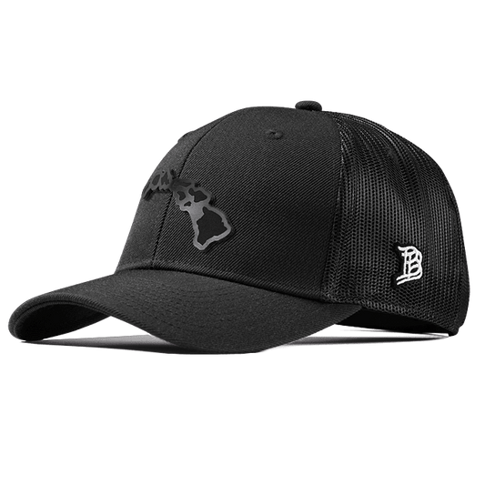 Hawaii 50 Midnight Curved Trucker