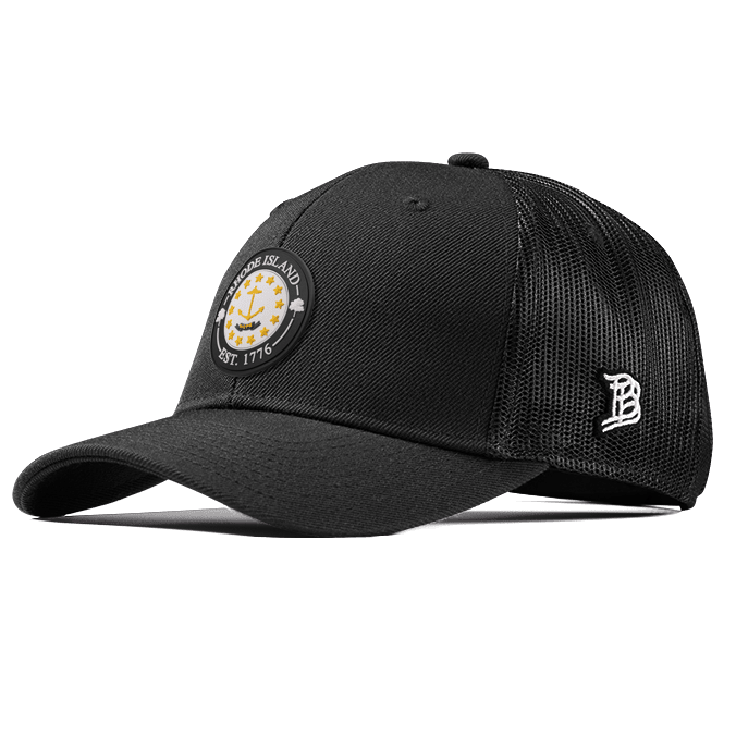 Rhode Island Compass Curved Trucker