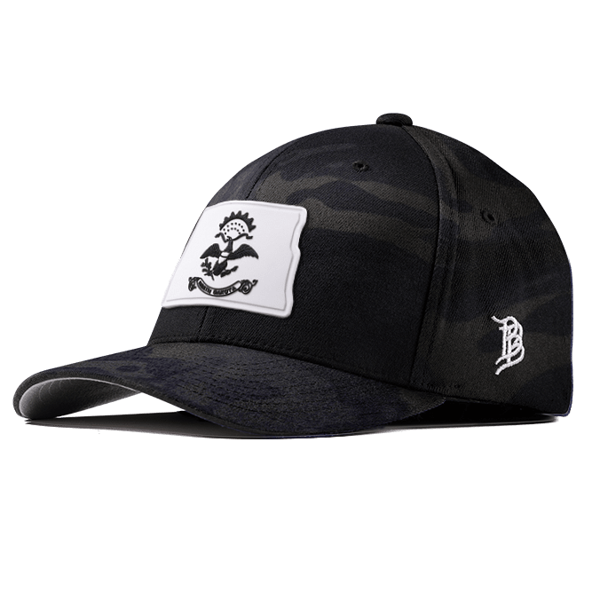 North Dakota Moonlight PVC Flexfit Fitted Multicam