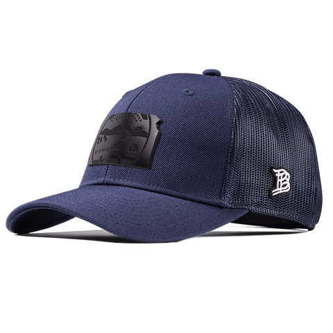Kansas 34 Midnight Curved Trucker