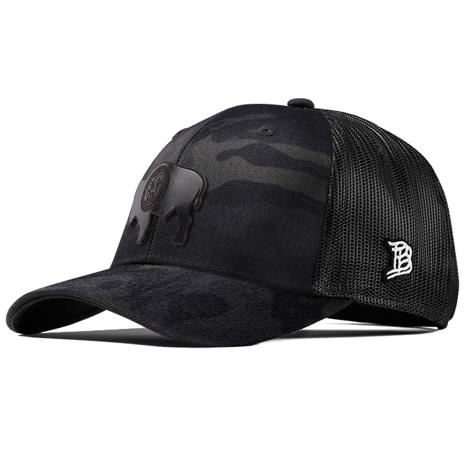 Wyoming 44 Midnight Curved Trucker
