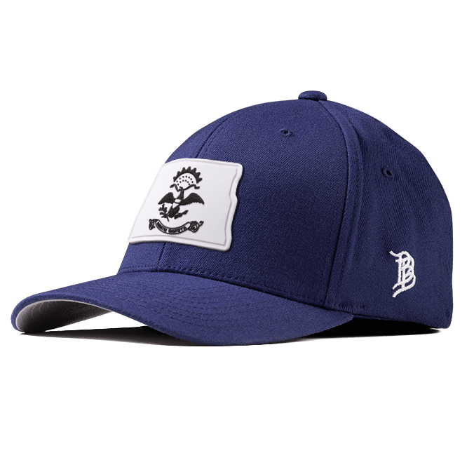 North Dakota Moonlight PVC Flexfit Fitted Navy