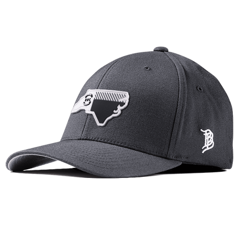 North Carolina Moonlight PVC Flexfit Fitted Charcoal