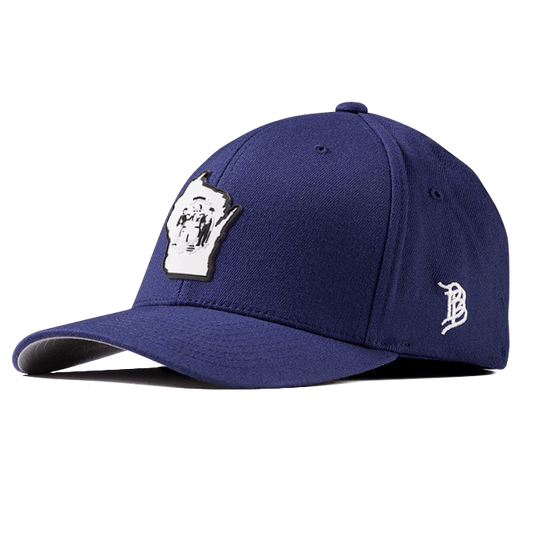 Wisconsin Moonlight PVC Flexfit Fitted Navy