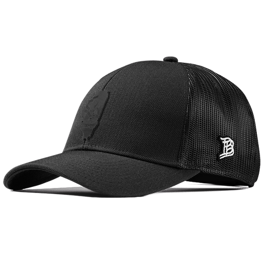 Illinois 21 Midnight Flexfit Snapback Trucker