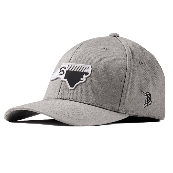 North Carolina Moonlight PVC Flexfit Fitted Heather Gray