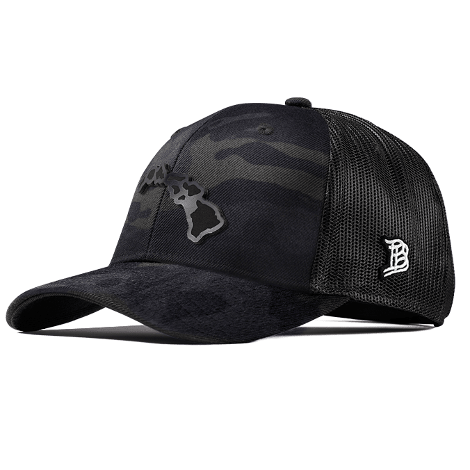 Hawaii 50 Midnight Curved Trucker