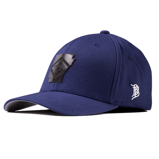 Arkansas 25 Midnight Flexfit Fitted