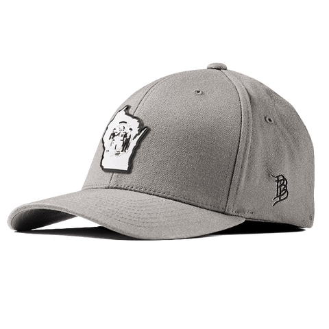 Wisconsin Moonlight PVC Flexfit Fitted Heather Gray