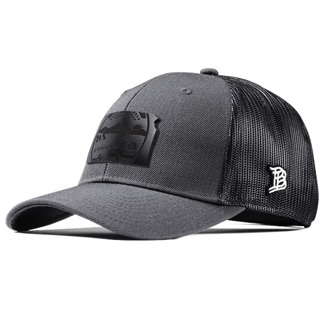 Kansas 34 Midnight Curved Trucker