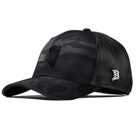 New York 11 Midnight Curved Trucker