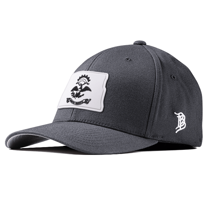North Dakota Moonlight PVC Flexfit Fitted Charcoal