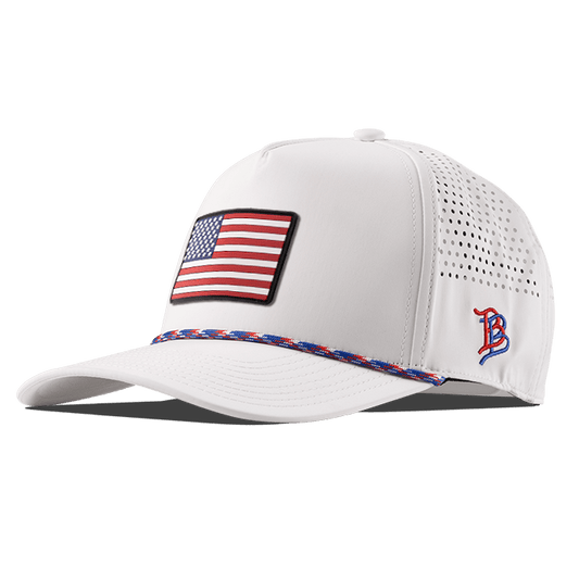 Old Glory PVC Curved 5 Panel Performance Front White/RWB