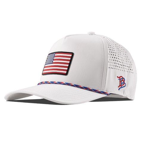 Old Glory PVC Curved 5 Panel Performance Front White/RWB