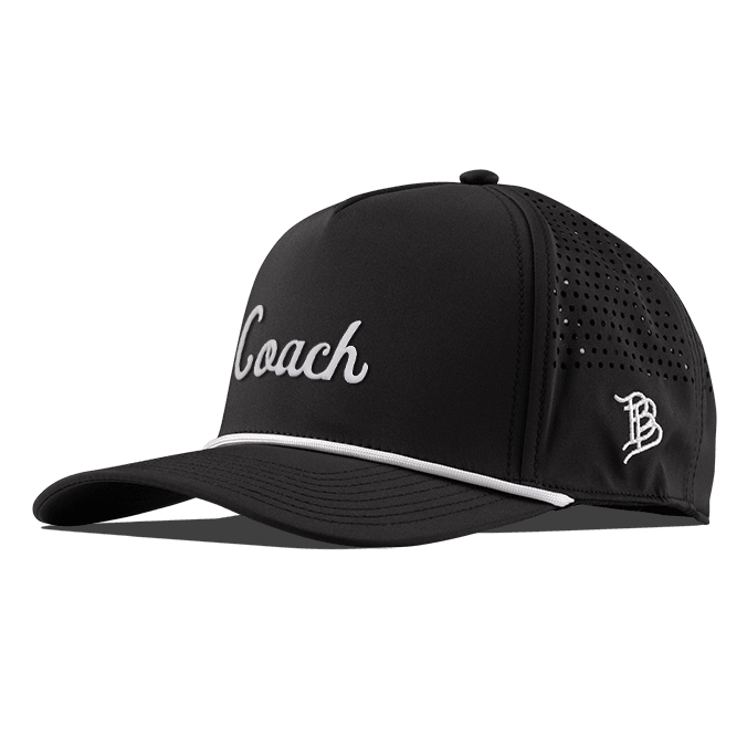 Coach Curved 5 Panel Performance front Black/White