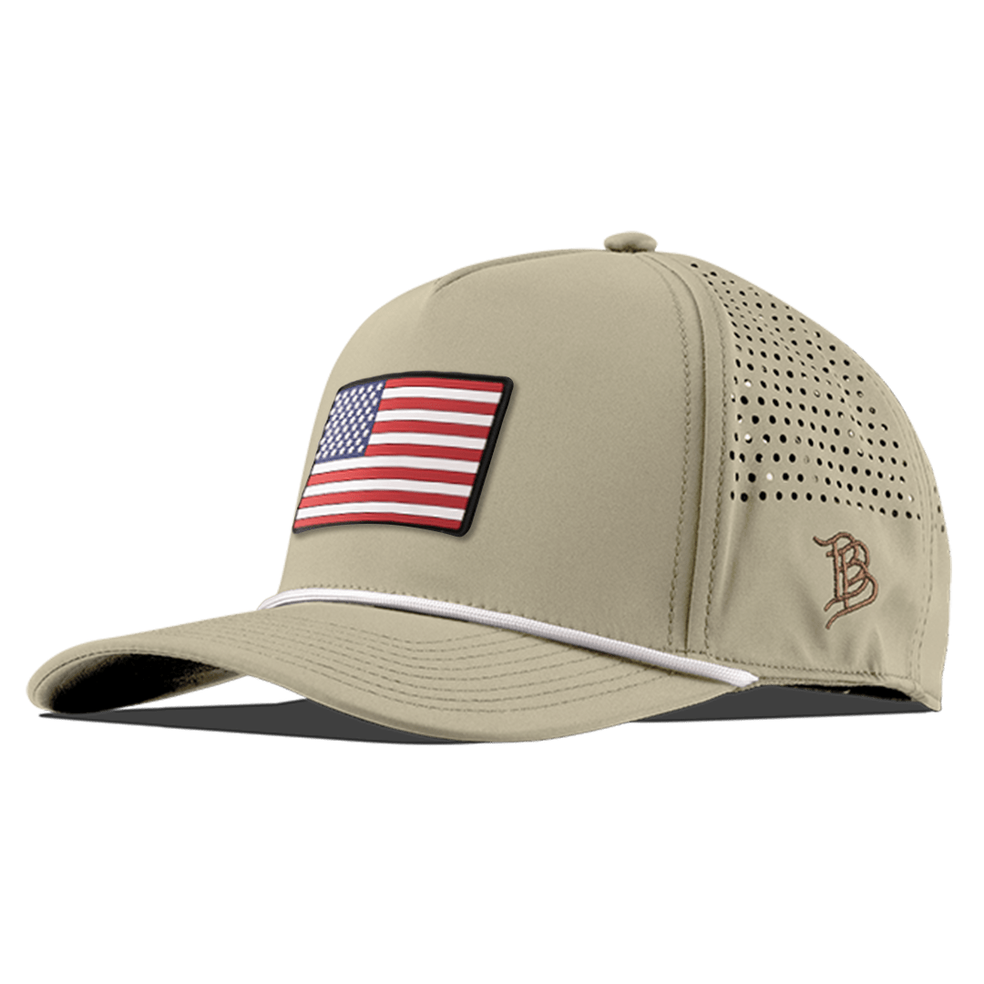 Old Glory PVC Curved 5 Panel Performance Front Desert/White