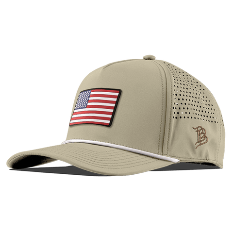 Old Glory PVC Curved 5 Panel Performance Front Desert/White