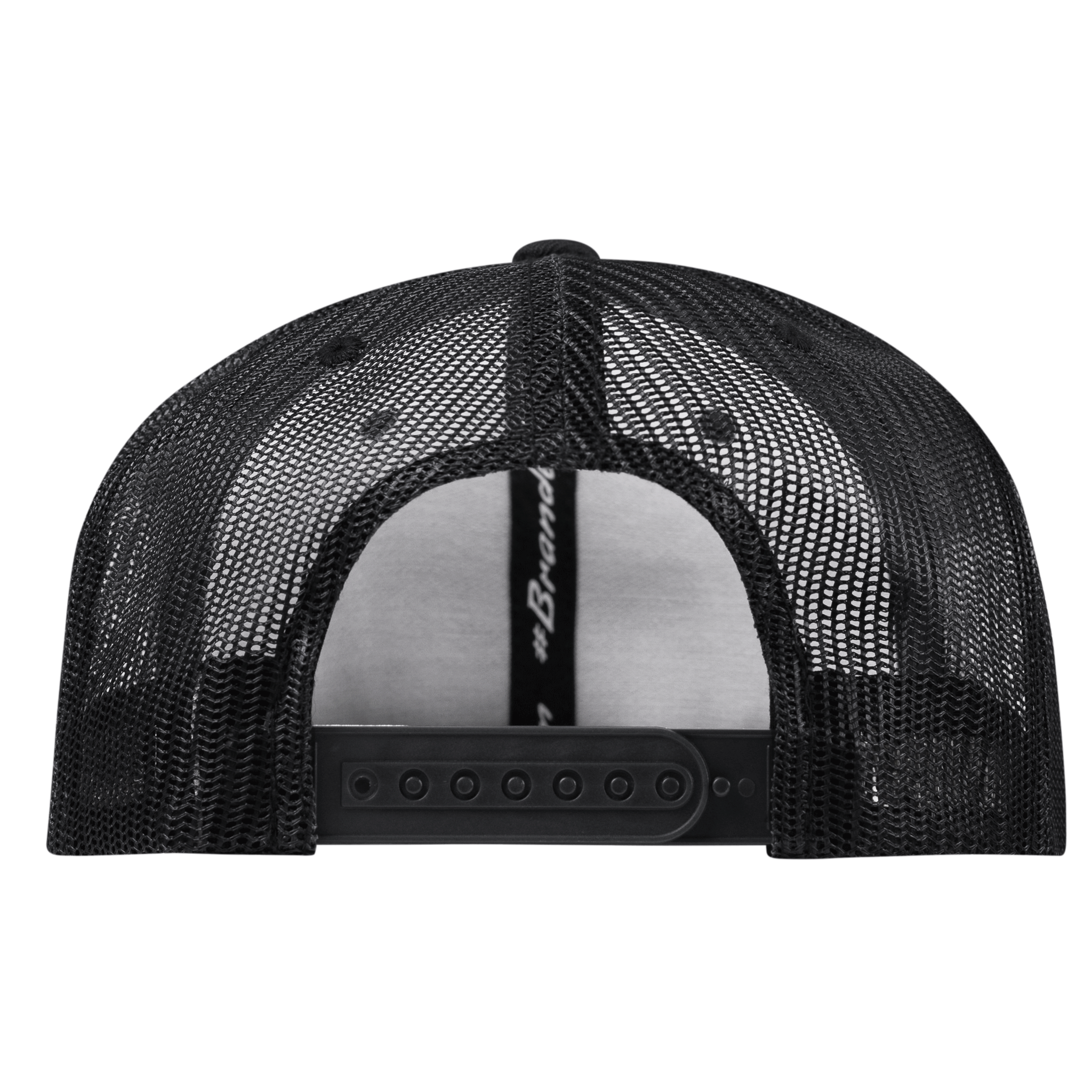 Salute Midnight PVC Flat Trucker Back Heather Gray