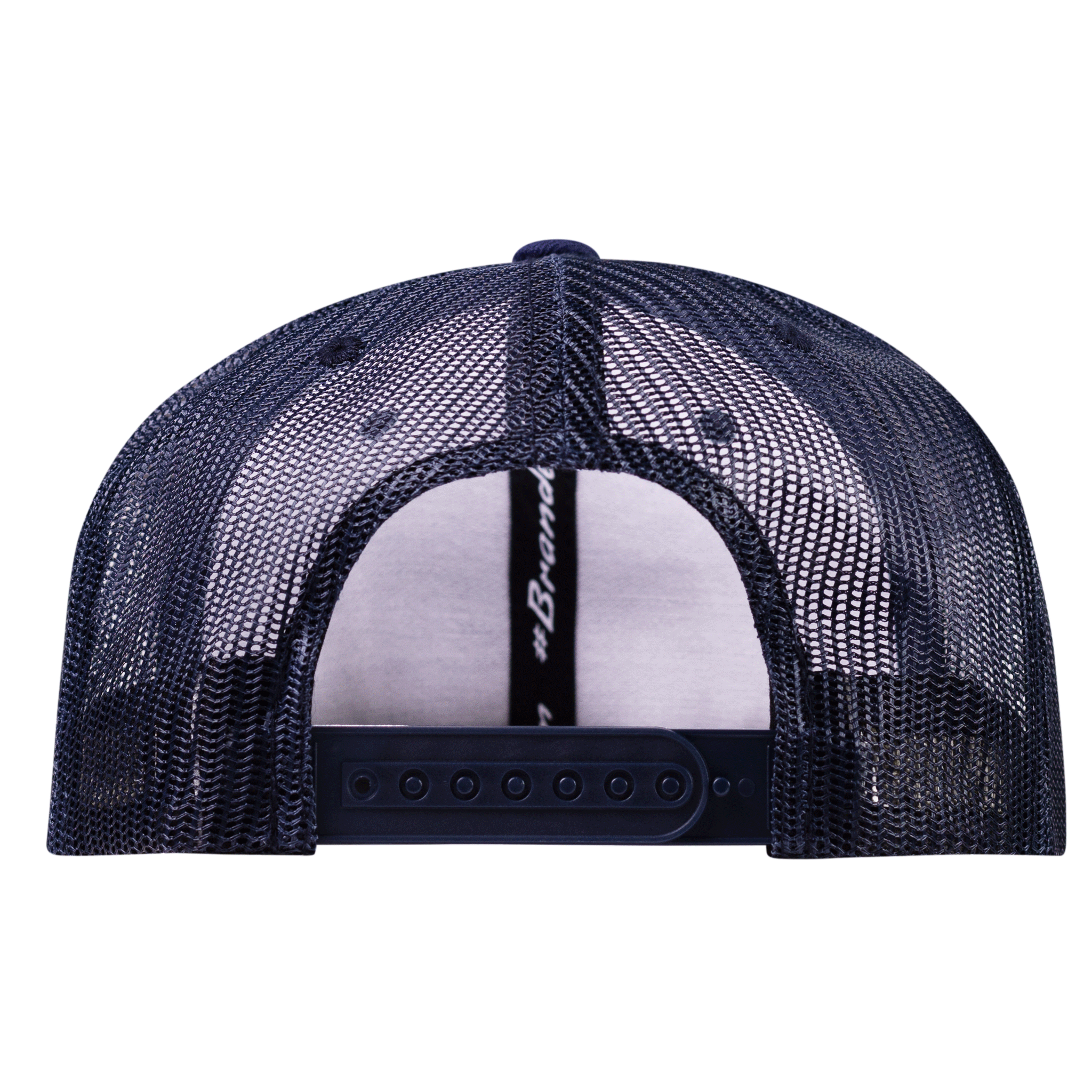 Salute Midnight PVC Flat Trucker Back Navy