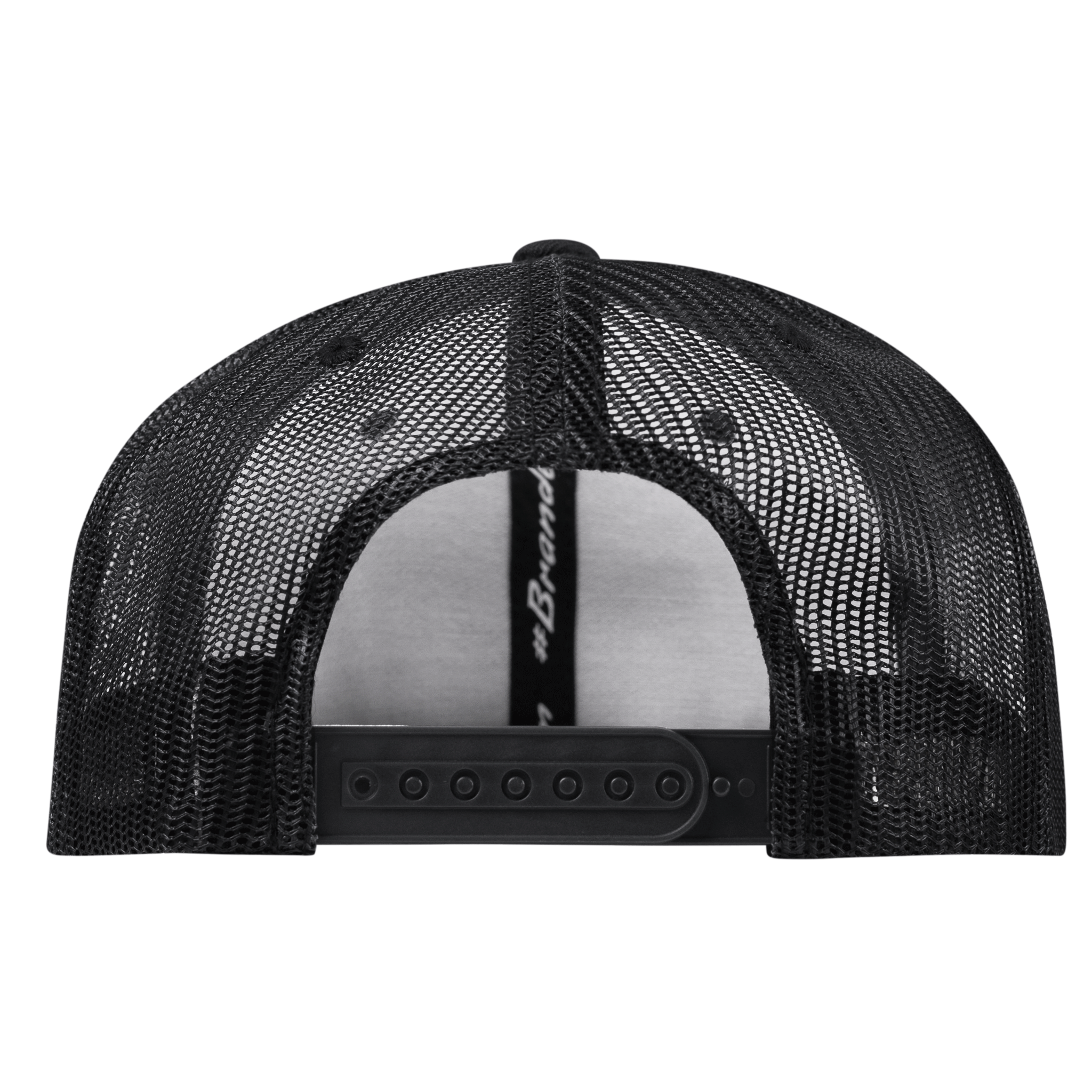 Constitution PVC Curved Trucker Back Black