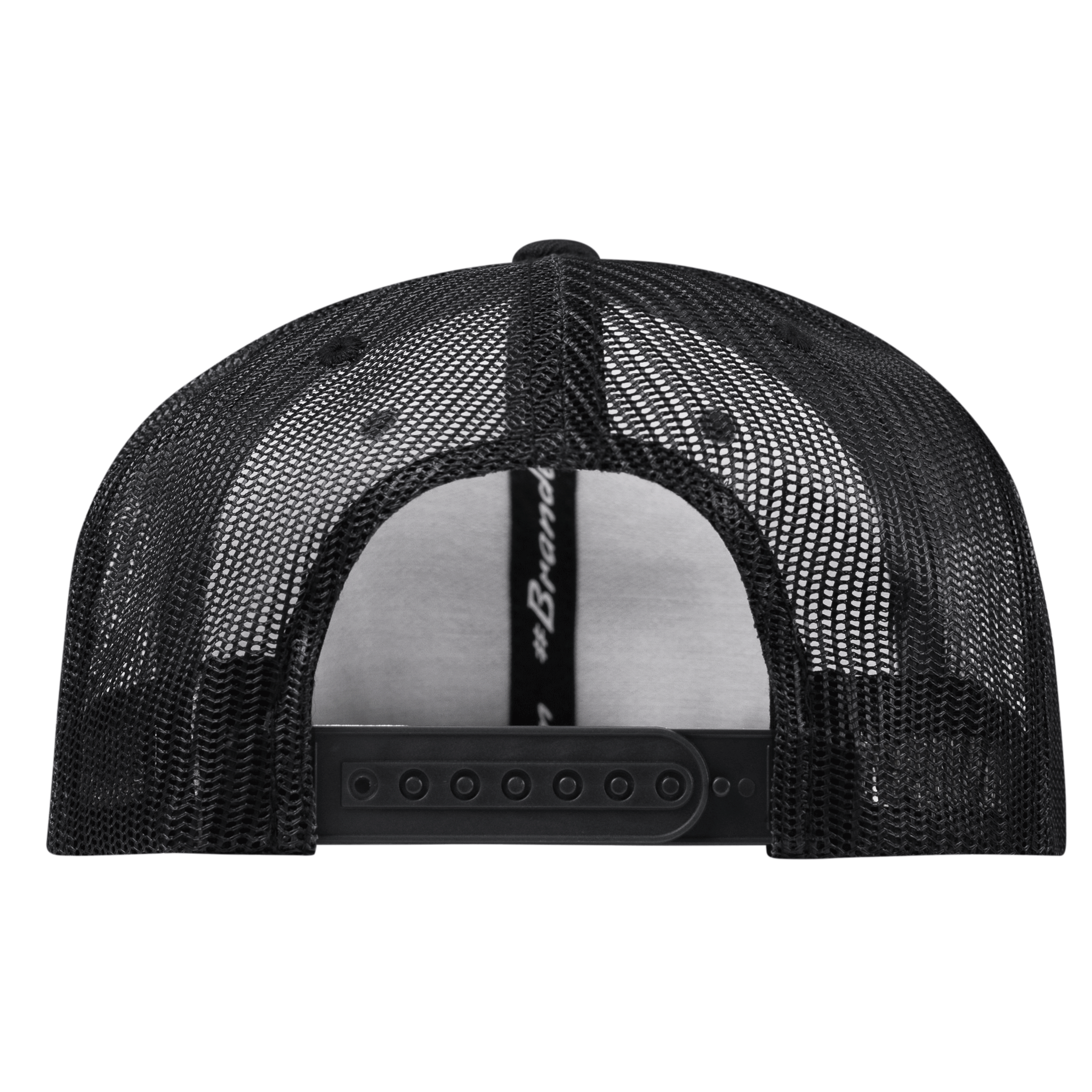 1776 PVC Curved Trucker Back Charcoal