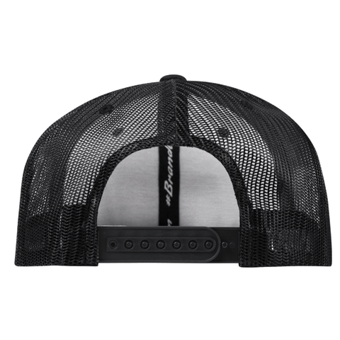 1776 Midnight Curved Trucker Back Charcoal