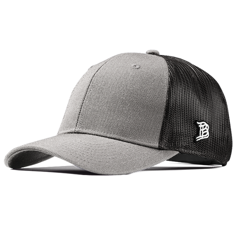 Bare Curved Trucker Heather Gray