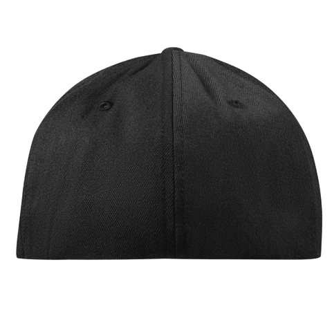 Oklahoma Compass Flexfit Fitted Back Black